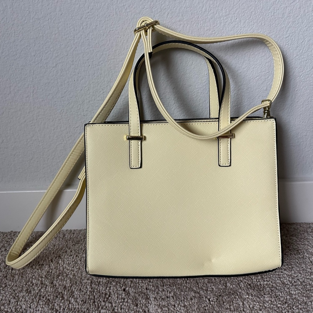 NEW Elegant Yellow Handbag